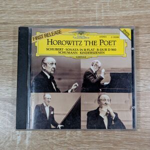 Horowitz The Poet CD Schubert Sonata D960 Schumann Kinderszenen Deutsche